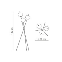 Kdln Kushi floor lamp - Agof Store