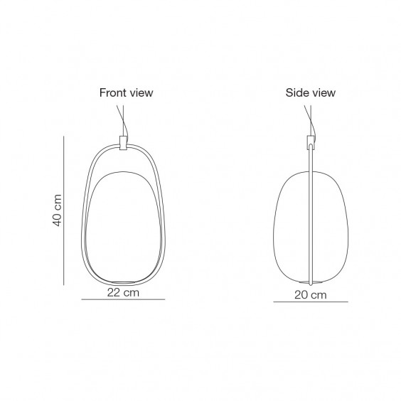 Lannà Lampada a sospensione Kdln - Agof Store