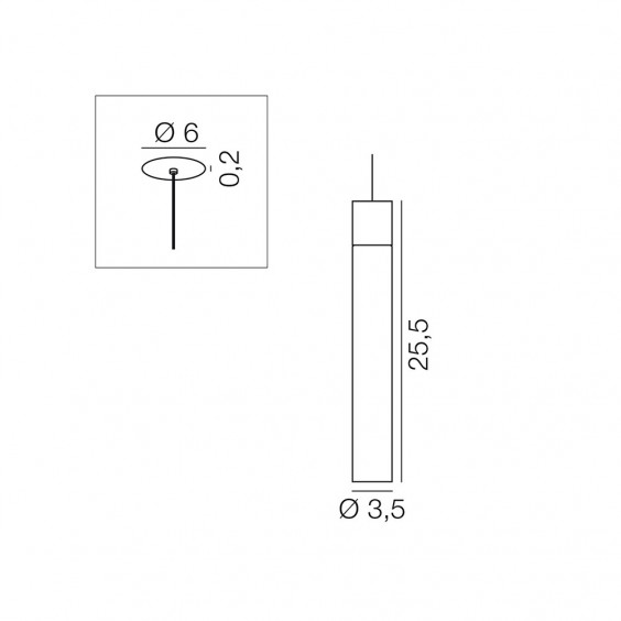 Minimal Lampada a sospensione Kdln - Agof Store