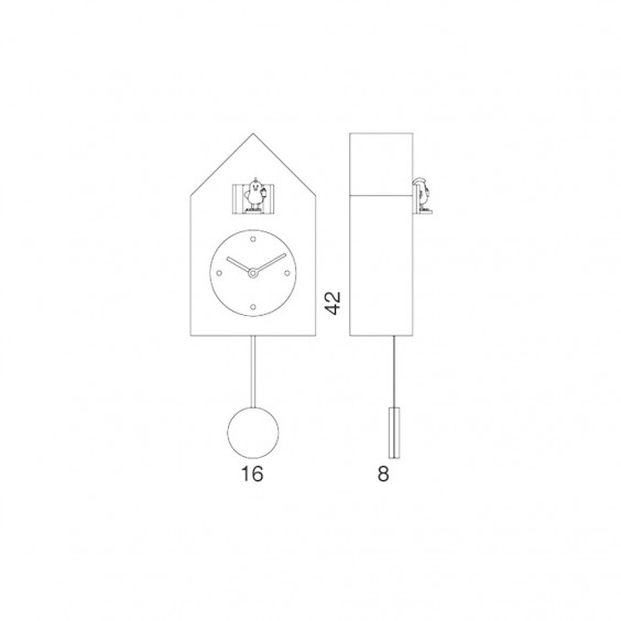 Progetti Freebird Punk wall clock - Agof Store