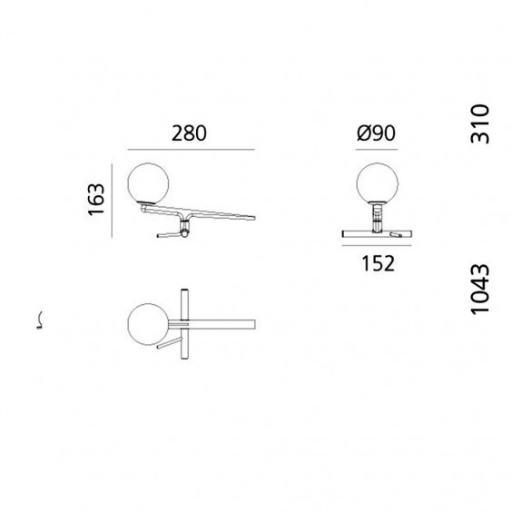 Artemide Yanzi Lampada da tavolo - Agof Store
