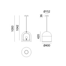 Artemide Yanzi Pendelleuchte - Agof Store Artemide Yanzi Pendelleuchte - Agof Store