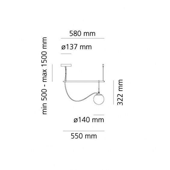 Artemide Nh S Ø14 pendant lamp - Agof Store
