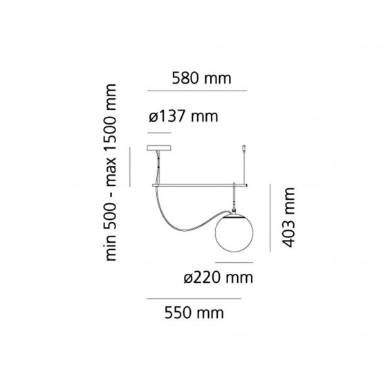 Artemide Nh S Ø22 Pendelleuchte - Agof Store