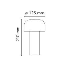Flos Bellhop Akku Tischlampe - Agof Store