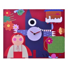 Pirondini Cappuccetto Rosso wall clock - Agof Store