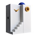 Pirondini Santorini cuckoo clock - Agof Store