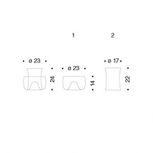 Murano E vaso Danese Milano - Agof Store Murano E vaso Danese Milano - Agof Store