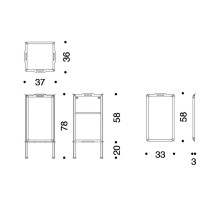 Double Life mobile contenitore Danese Milano - Agof Store Double Life mobile contenitore Danese Milano - Agof Store