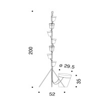 Danese Milano Window Garden Self-Standing Vase - Agof Store Danese Milano Window Garden Self-Standing Vase - Agof Store