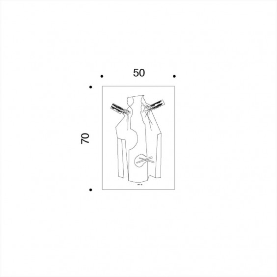 Danese Milano Ricostruzione teorica marrone Art Print - Agof Store