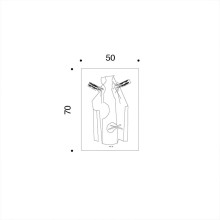 Ricostruzione teorica marrone stampa Danese Milano - Agof Store