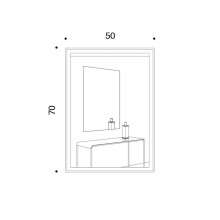 Drawing n.13 specchio Danese Milano - Agof Store Drawing n.13 specchio Danese Milano - Agof Store