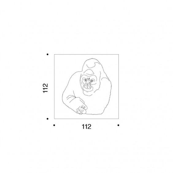 Danese Milano Quindici, Il Gorilla Art Print - Agof Store