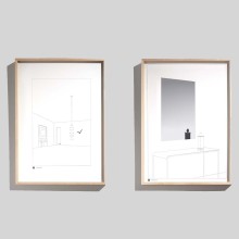 Drawing n.13 specchio Danese Milano - Agof Store Drawing n.13 specchio Danese Milano - Agof Store