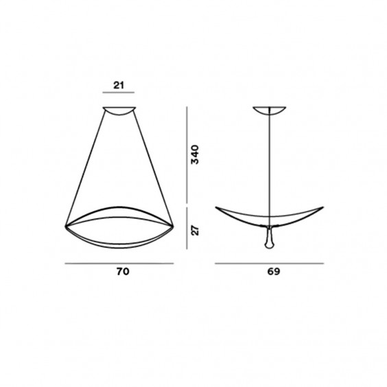 Foscarini Plena pendant lamp - Agof Store