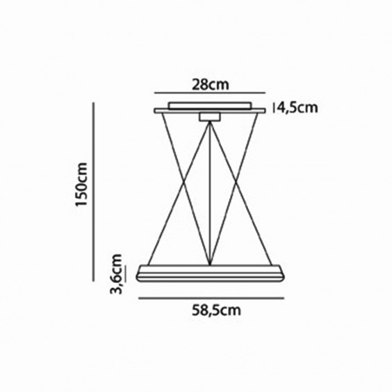 Lady B Lampada a sospensione Icone Luce - Agof Store