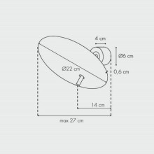 Luà Lampada da parete Icone Luce - Agof Store