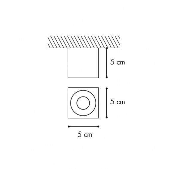 Icone Luce Dado ceiling lamp - Agof Store