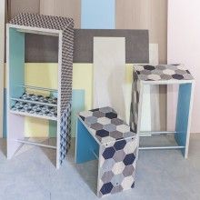 Nordico Verace small sgabello Covo - Agof Store