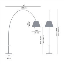 LucePlan Lady Costanza floor lamp - Agof Store