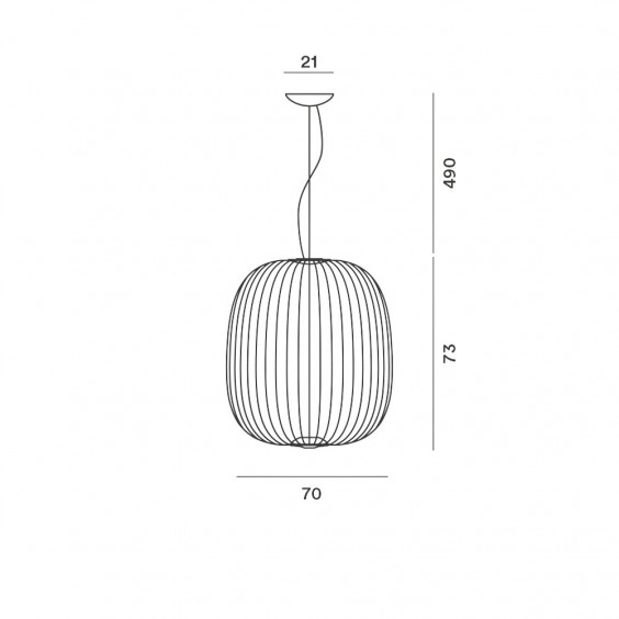 Spokes 2 large MyLight Lampada a sospensione Foscarini - Agof Store