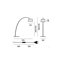 Twiggy MyLight Lampada da terra Foscarini - Agof Store