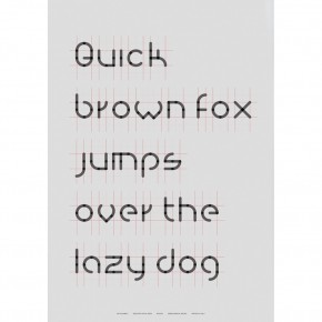 Danese Milano The Alphabet Sterigraphic Print - Agof Store