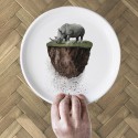 SA13 You are not here Rhino | Piatto Ø24 Cm | Agof Store