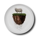 SA13 You are not here Sheep | Piatto Ø24 Cm | Agof Store