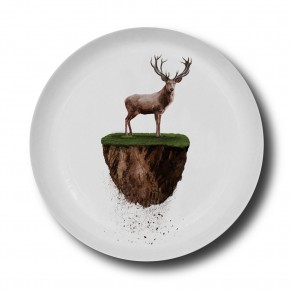 SA13 You are not here Deer | Piatto Ø24 Cm | Agof Store