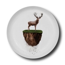 SA13 You are not here Deer | Piatto Ø24 Cm | Agof Store SA13 You are not here Deer | Piatto Ø24 Cm | Agof Store