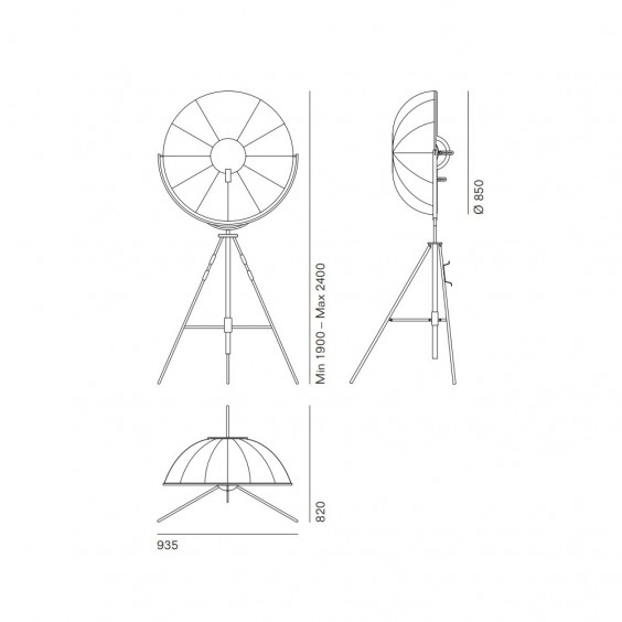 Pallucco Fortuny Lampada da terra - Agof Store