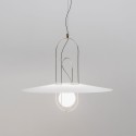 Fontana Arte Setareh con disco in vetro pendant lamp - Agof Store
