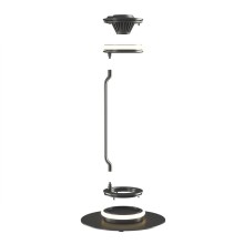 Flos Noctambule 2 Low Cylinders Small Base lampada da terra - Agof Store