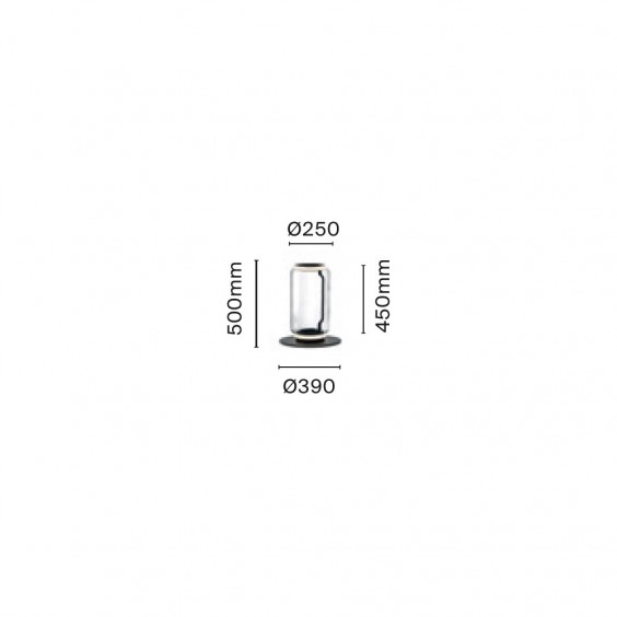 Flos Noctambule 1 Low Cylinder Small Base floor lamp - Agof Store