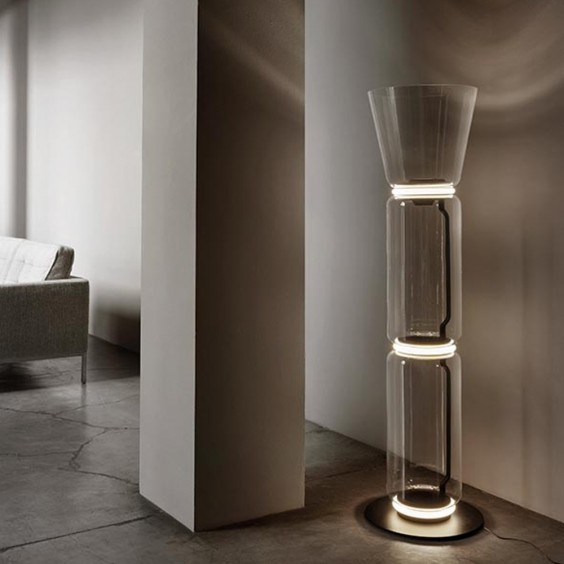 Flos Noctambule 1 High Cylinder & Cone Small Base floor lamp - Agof Store