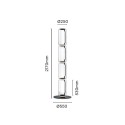 Flos Noctambule 4 High Cylinder Big Base Stehleuchte - Agof Store