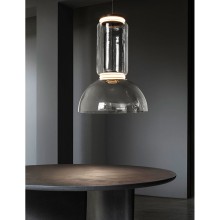 Flos Noctambule 1 Low Cylinder & Bowl pendant lamp - Agof Store Flos Noctambule 1 Low Cylinder & Bowl pendant lamp - Agof Store