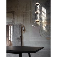 Flos Noctambule 1 Low Cylinder & Bowl pendant lamp - Agof Store Flos Noctambule 1 Low Cylinder & Bowl pendant lamp - Agof Store