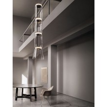 Flos Noctambule 1 Low Cylinder & Cone lampada a sospensione - Agof Store Flos Noctambule 1 Low Cylinder & Cone lampada a sospensione - Agof Store