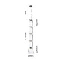 Flos Noctambule 4 Low Cylinders & Cone pendant lamp - Agof Store