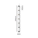 Flos Noctambule 6 Low Cylinders pendant lamp - Agof Store