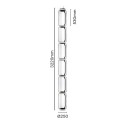 Flos Noctambule 6 High Cylinders lampada a sospensione - Agof Store