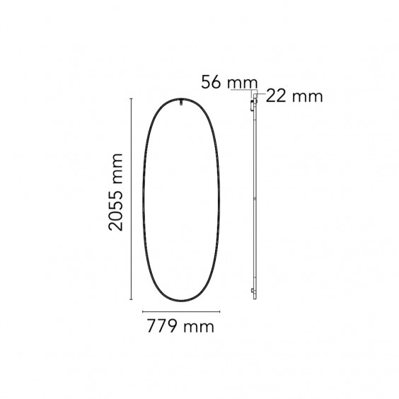 Flos La Plus Belle mirror wall lamp - Agof Store