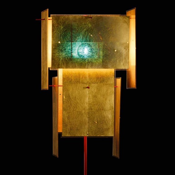 24 Karat Blau Lampada da terra Ingo Maurer - Agof Store