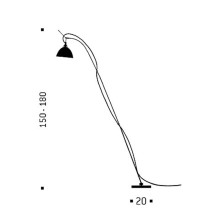 Ingo Maurer Max floor lamp - Agof Store