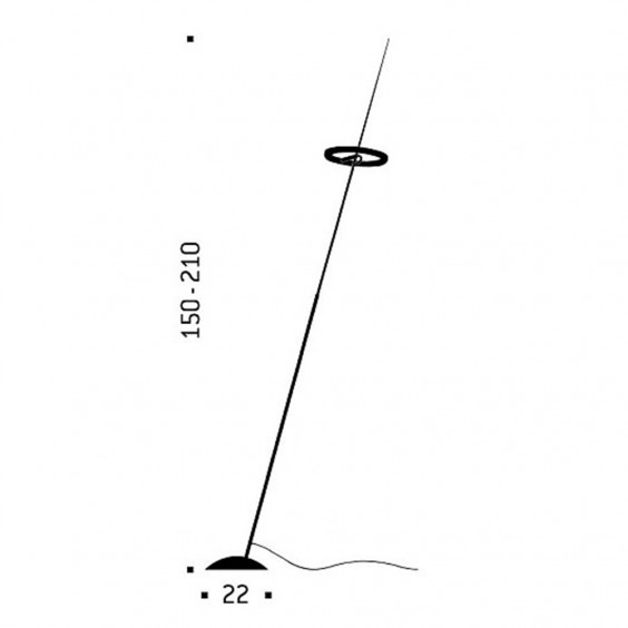 Ingo Maurer Ringelpiez floor lamp - Agof Store