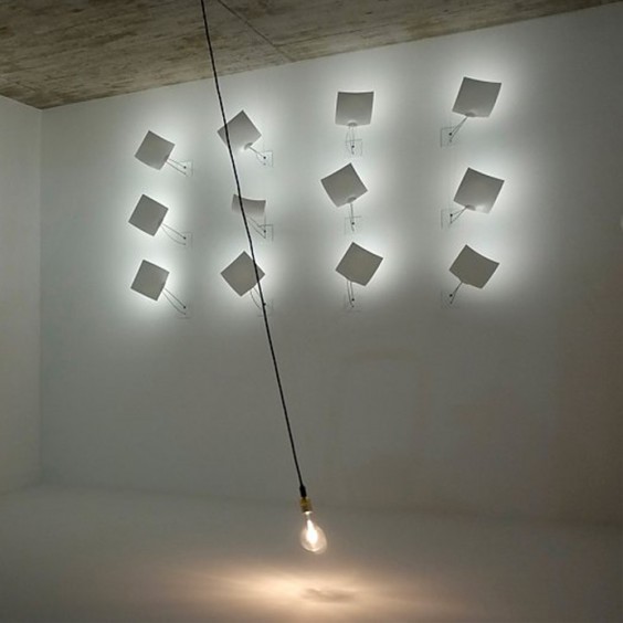 Ingo Maurer 18 x 18 wall ceiling lamp - Agof Store