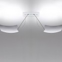 Ingo Maurer 2 x 18 x 18 wall ceiling lamp - Agof Store